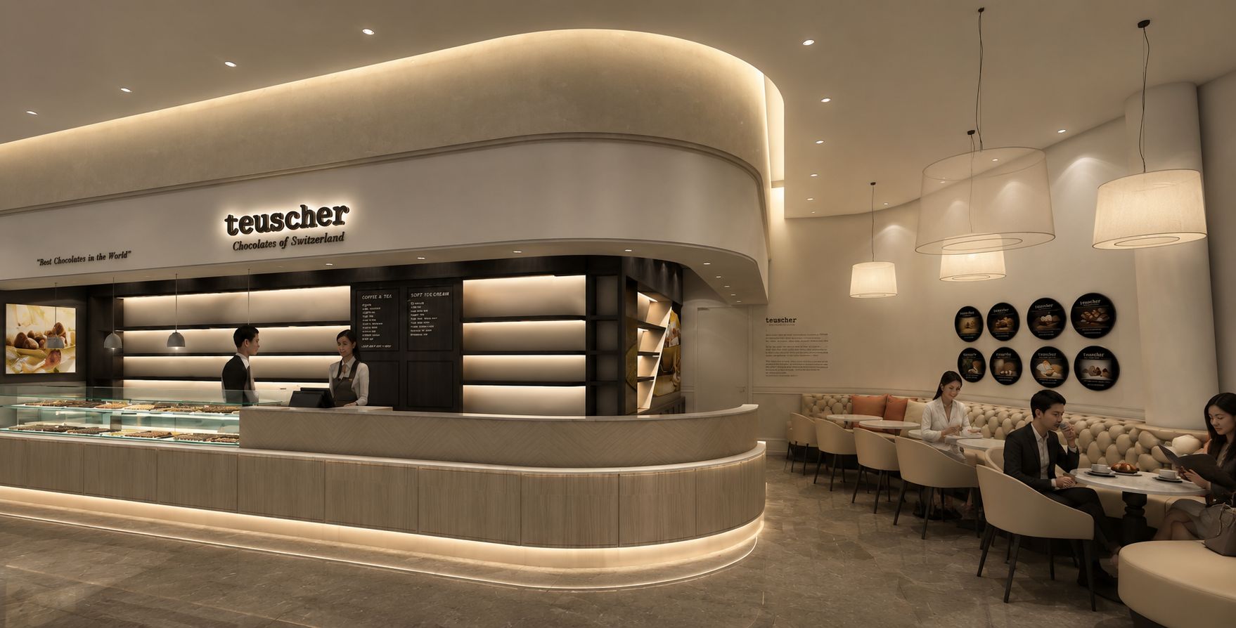 Teuscher COEX Chocolatier Store  interior project image 2