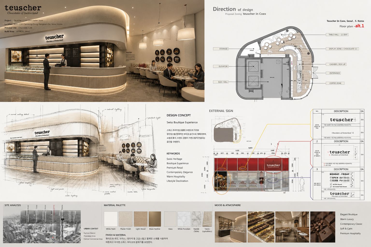 Teuscher COEX Chocolatier Store  interior project image 1