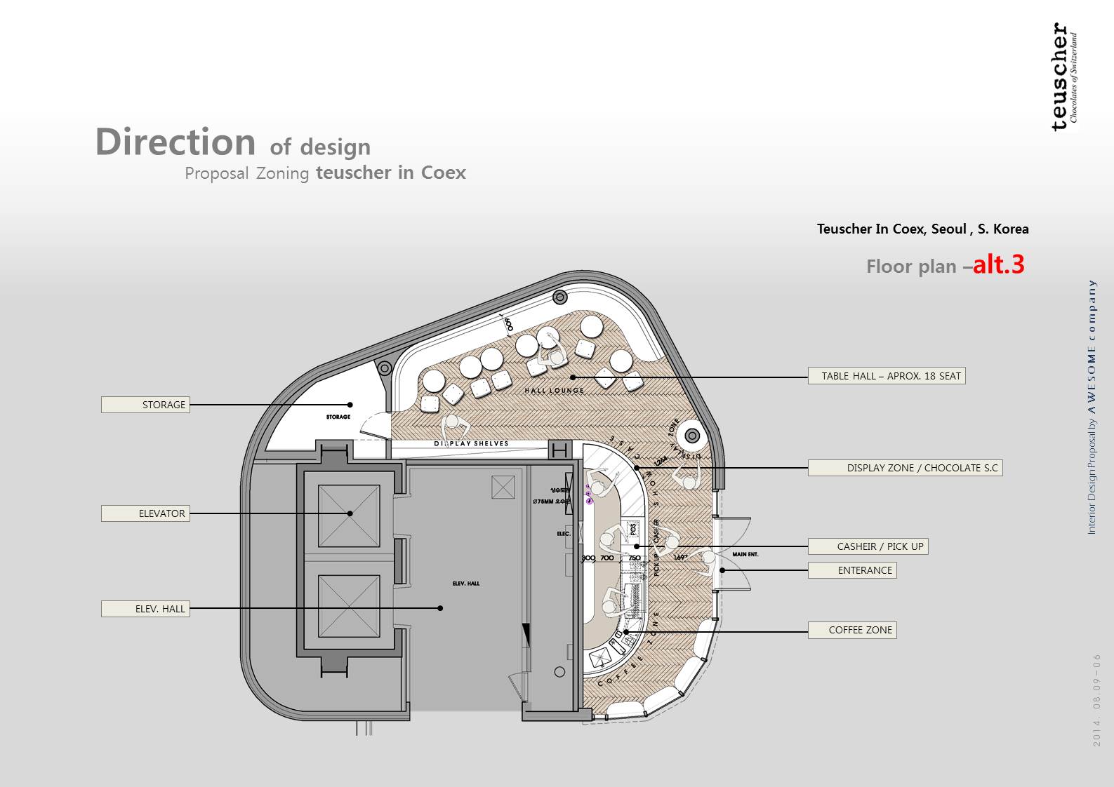 Teuscher COEX Chocolatier Store  interior project image 4