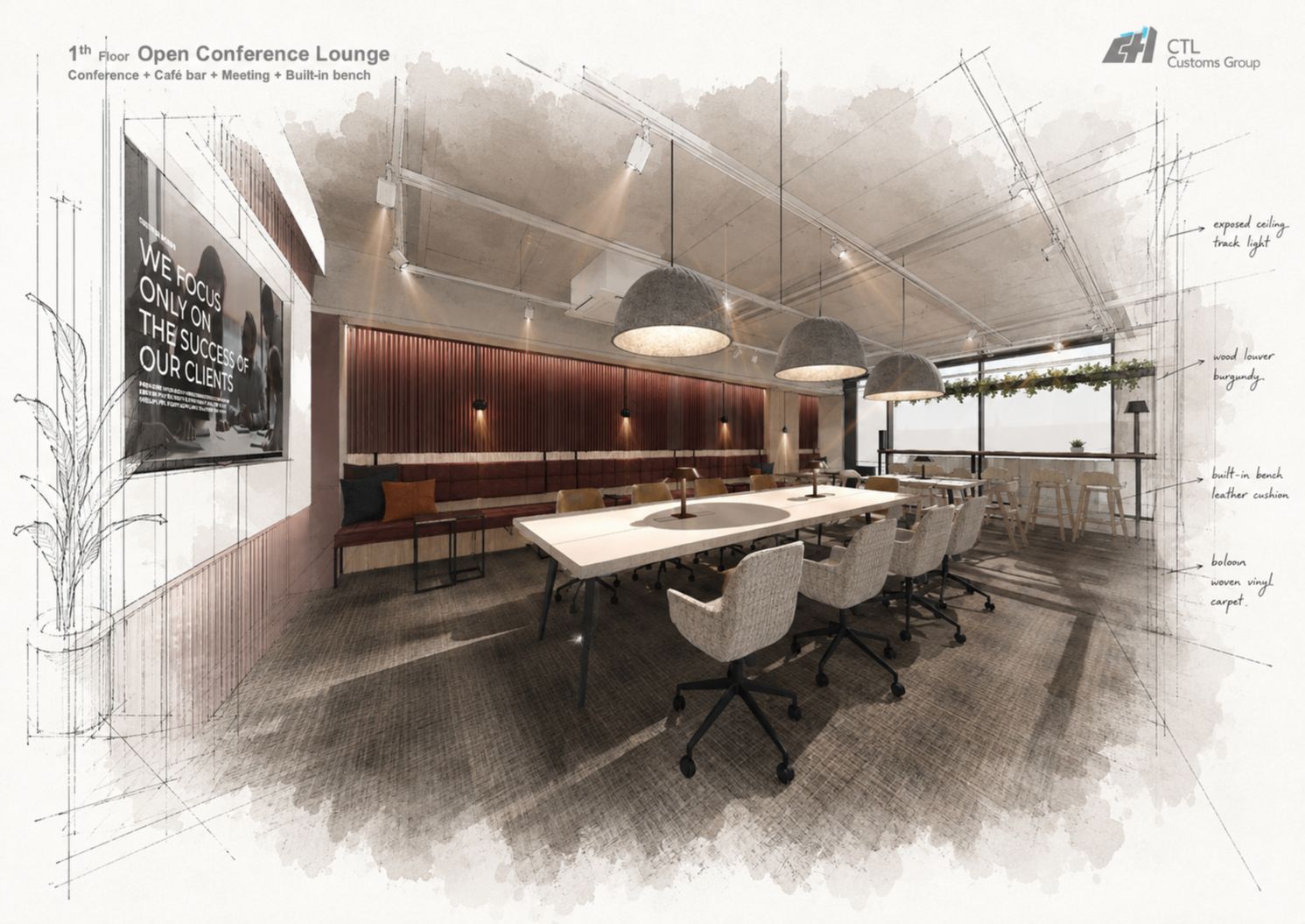 CTL Customs Group Office interior project image 2