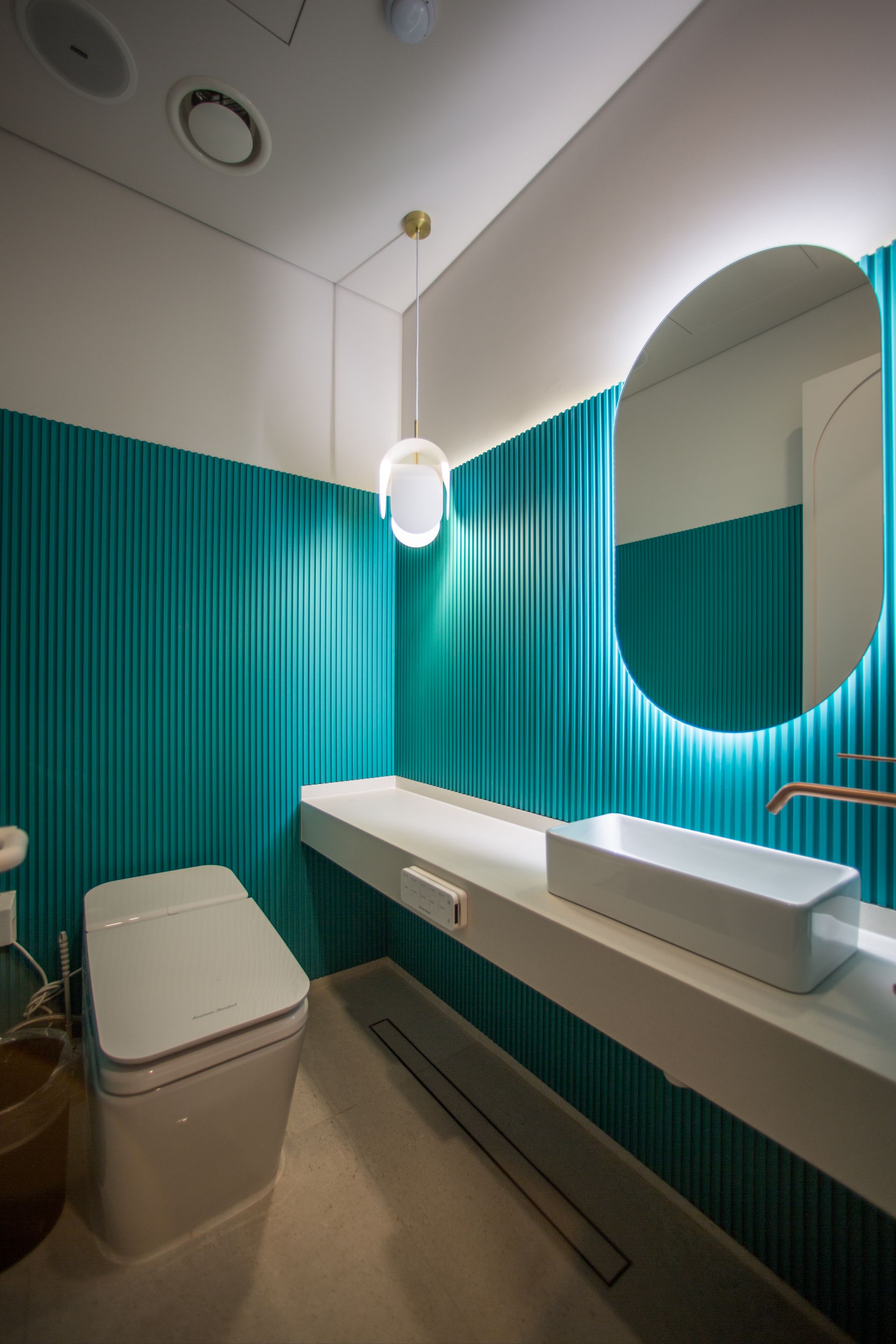 BREWZUA CAFE RESTROOM interior project image 6