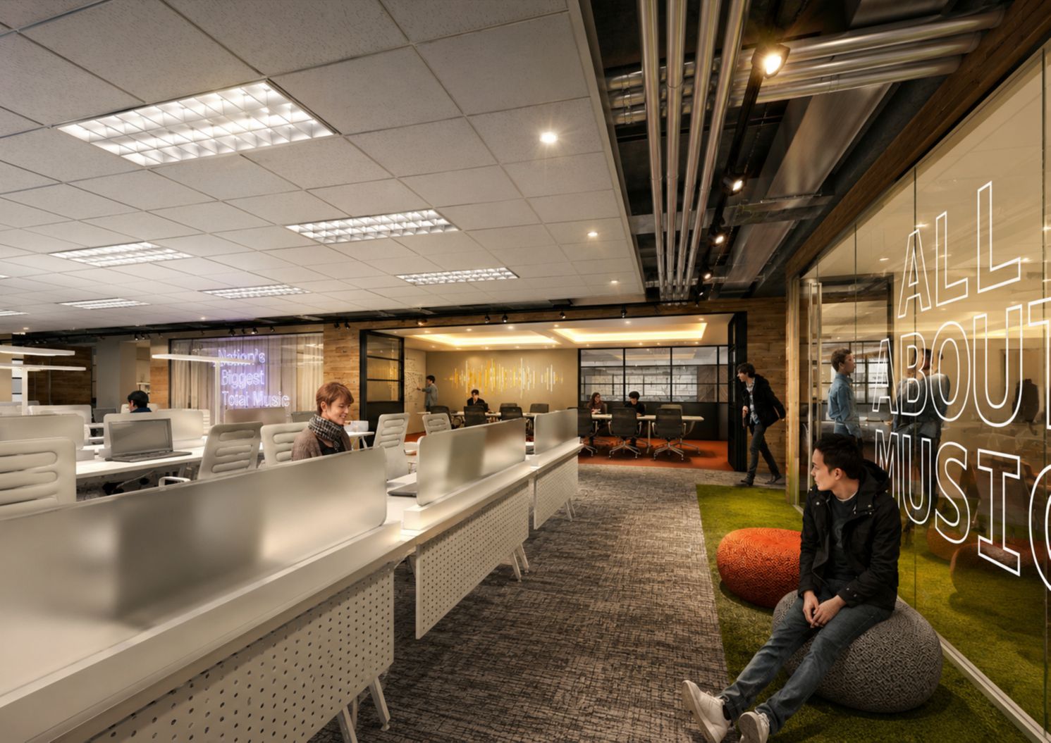 CJ DIGITAL MUSIC OFFICE interior project image 3