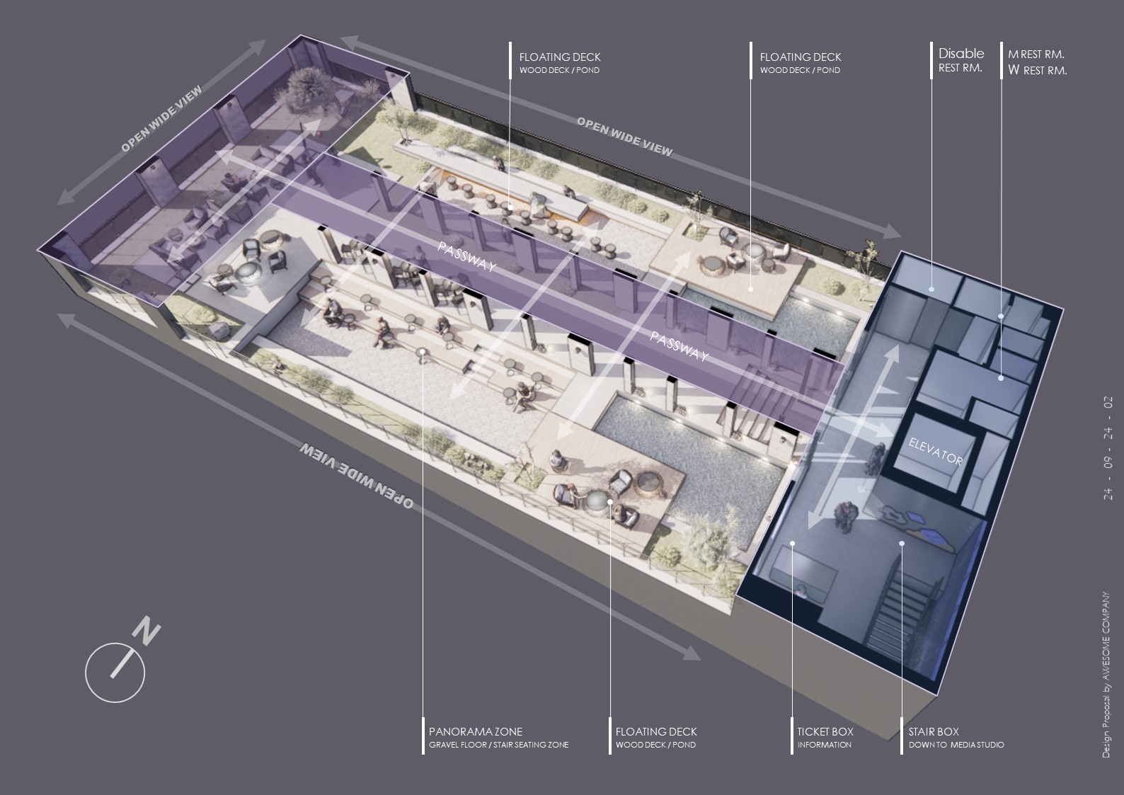 Ganghwa KAIROS ROOFTOP Concept Design interior project image 2