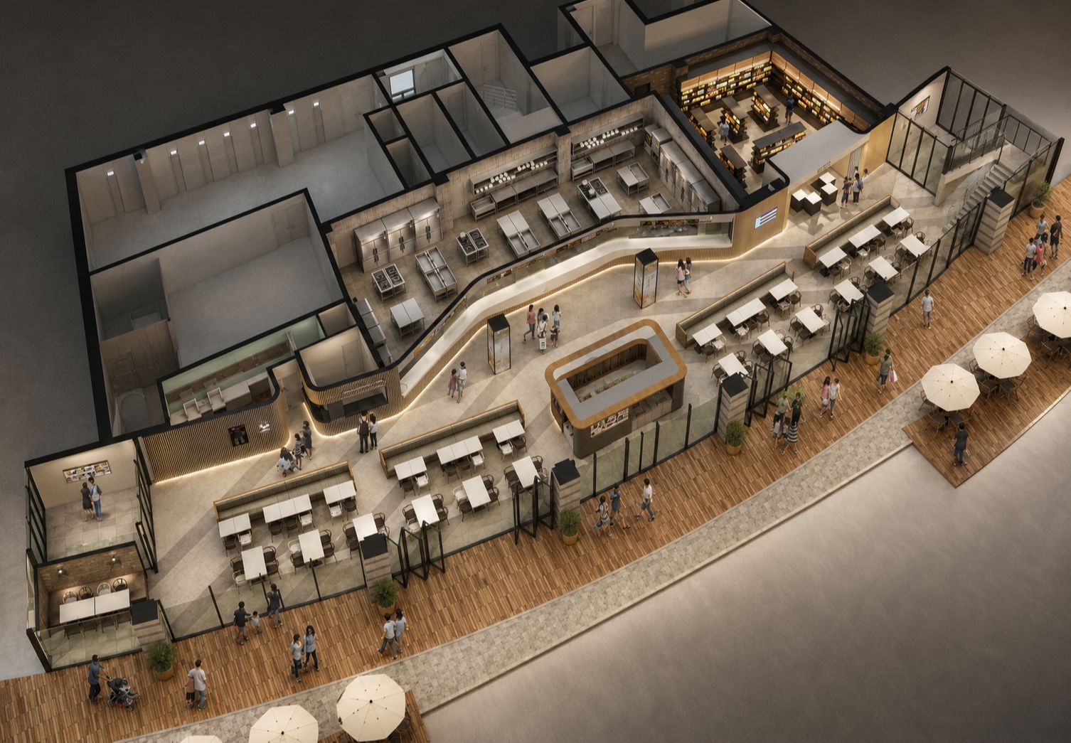 RIVER SHINING GIMHAE SERVICE AREA interior project image 1