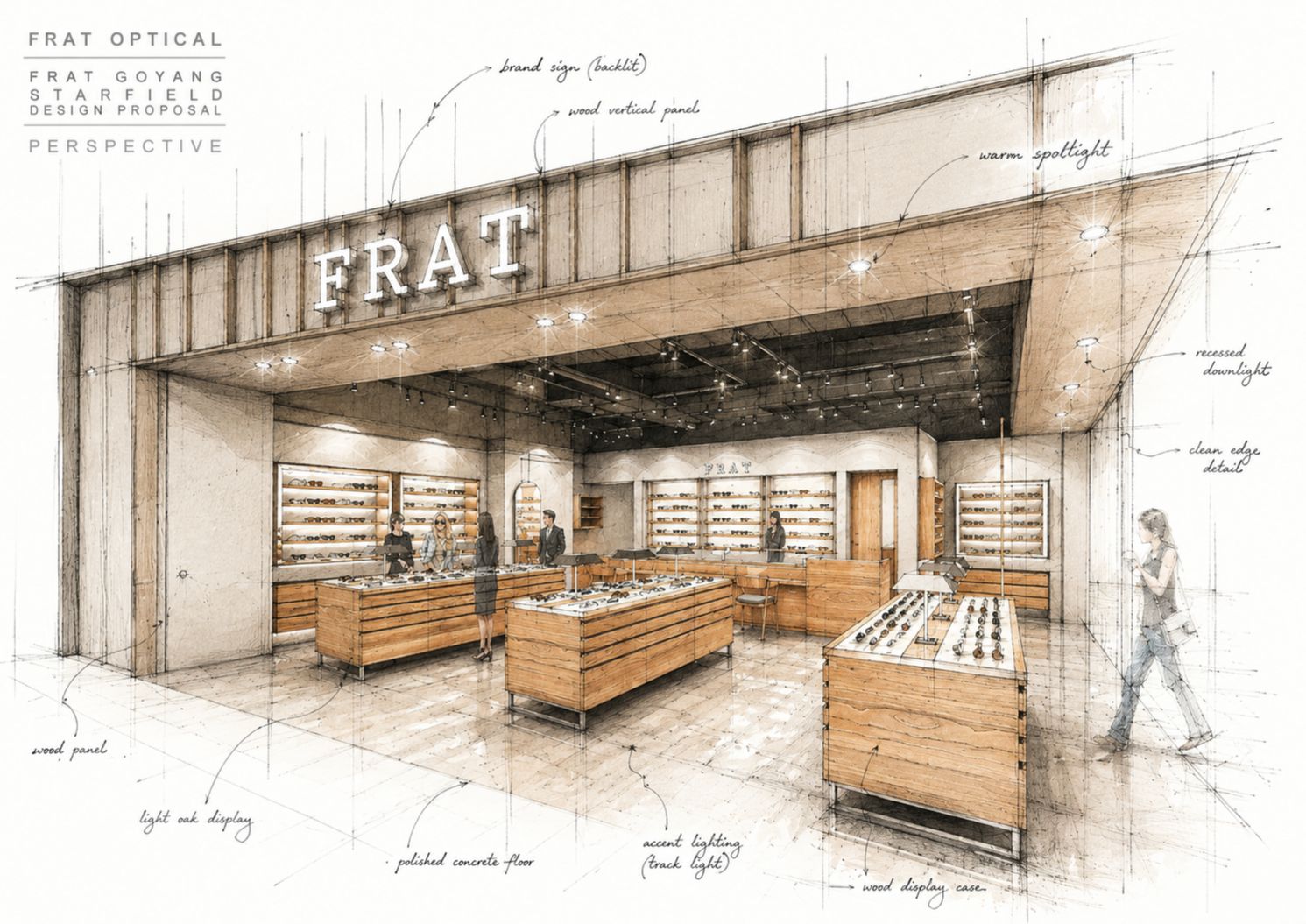 FRAT OPTICAL – GOYANG STARFIELD interior project image 10