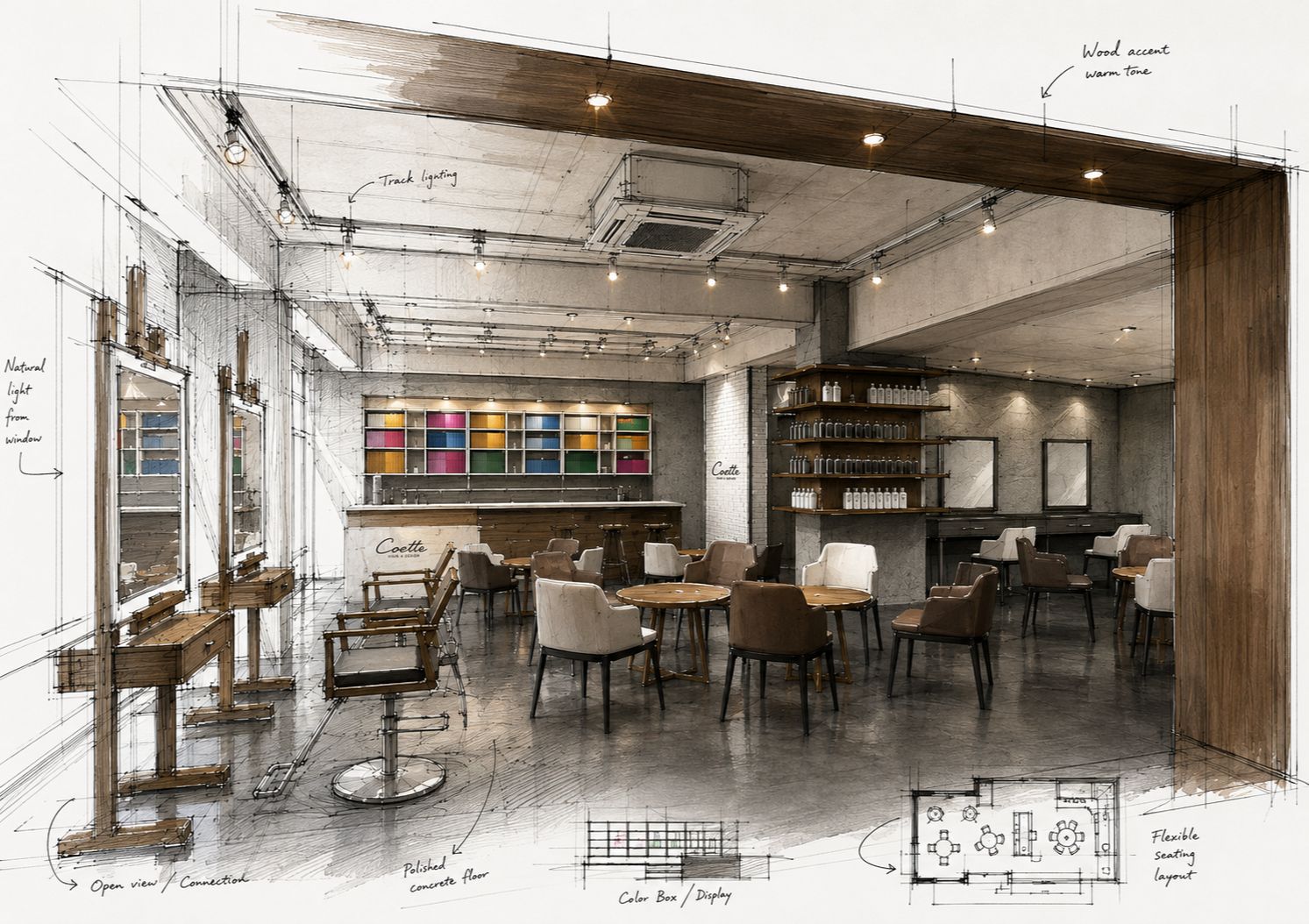 COSETTE HAIR & COLOR interior project image 1