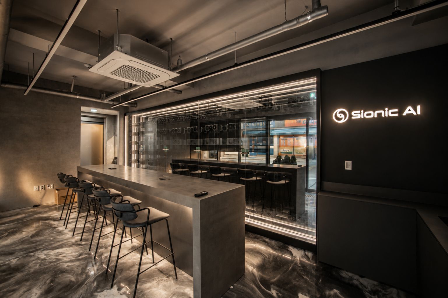 SIONIC AI 신사옥 오피스 인테리어 interior project image 1